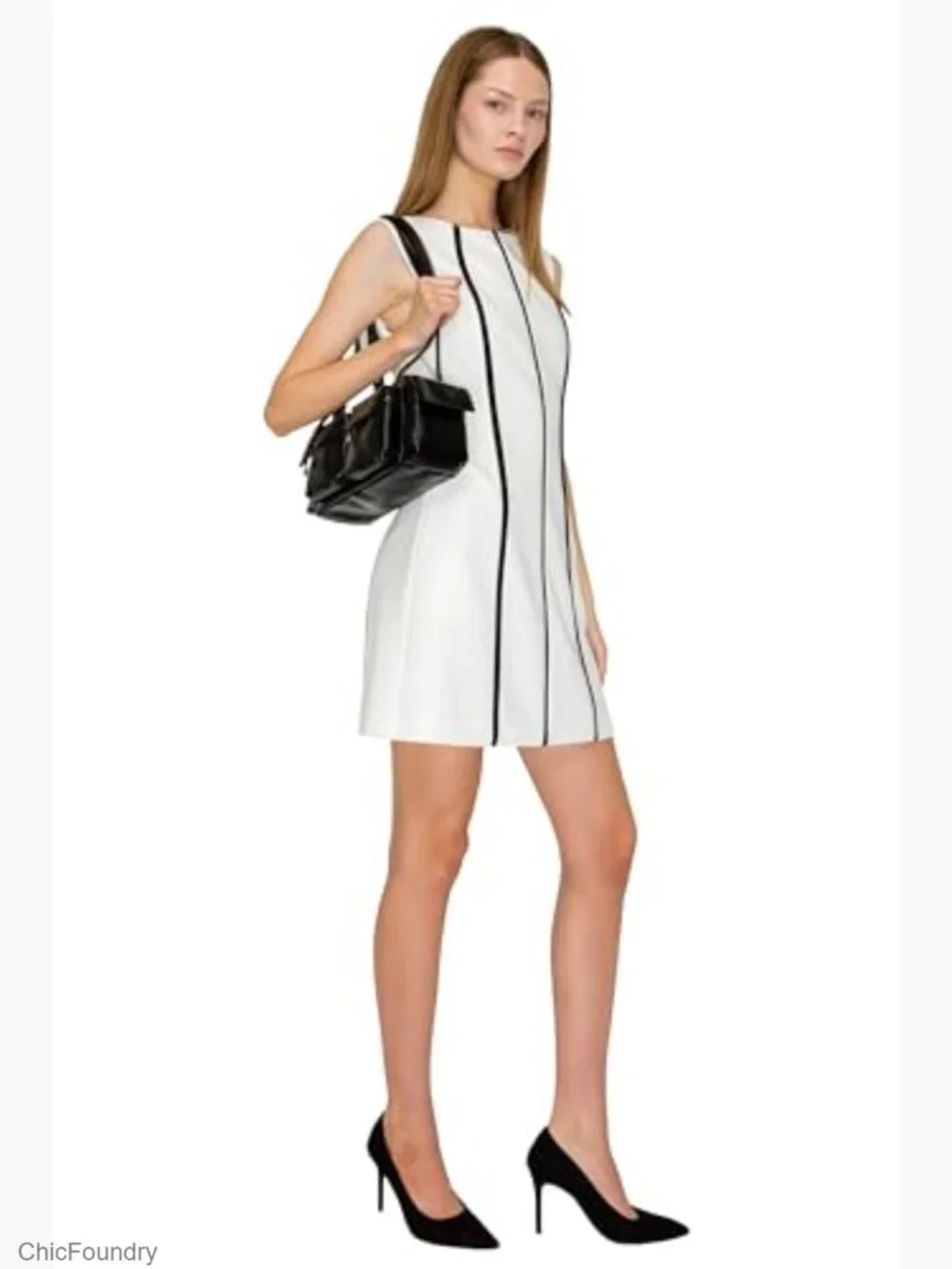 PU Leather Multi Pocket Satchel Shoulder Bag with Zippers
